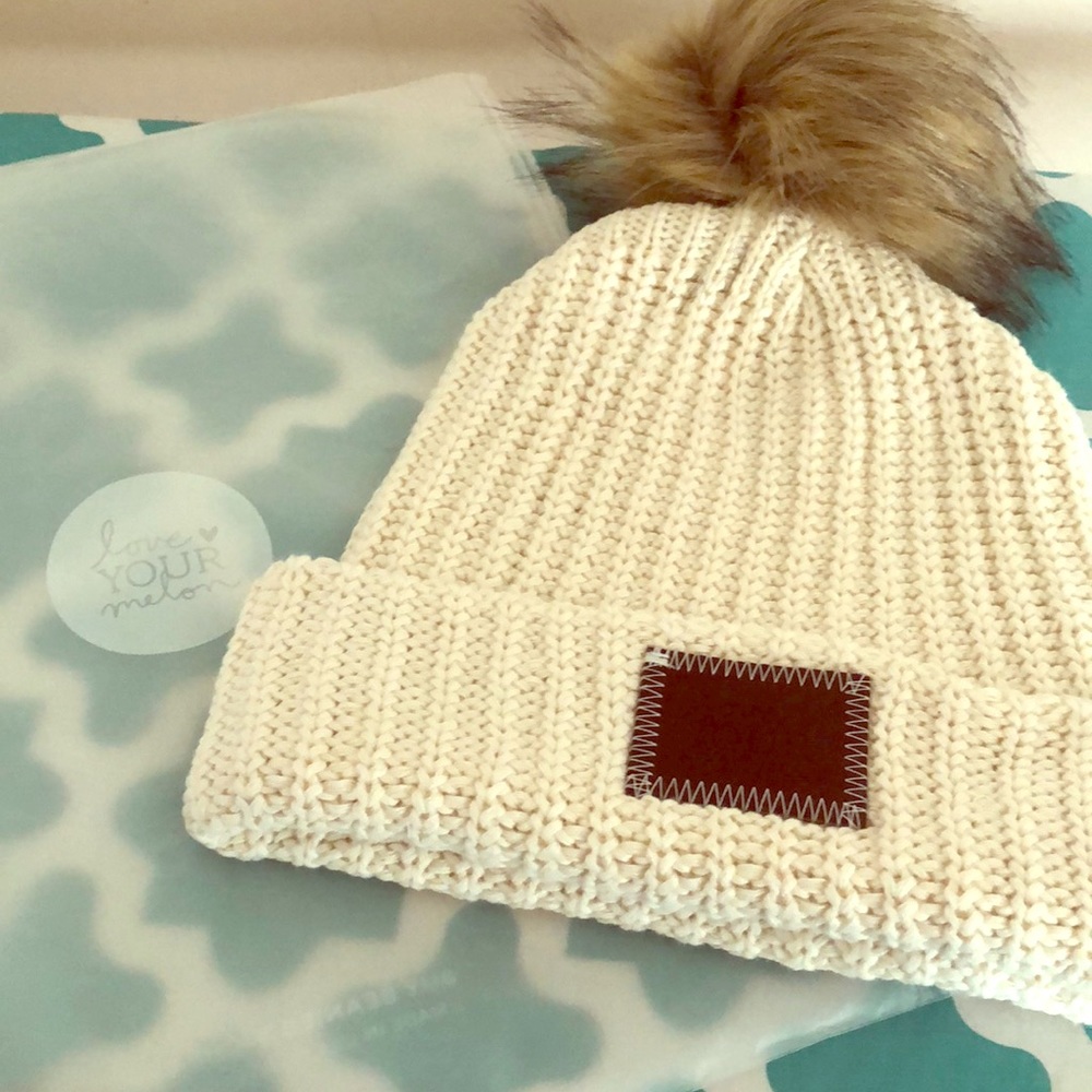 NWOT Love Your Melon Pom Beanie